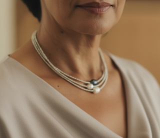 Catalina | Vintage Fresh Water Pearl Necklace