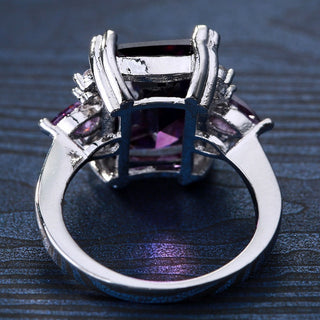 Sophie | Men’s Square Amethyst Ring