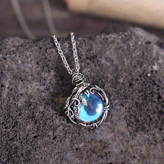 Grace | Vintage Moonstone Pendant Necklace