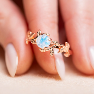 Ellie | Moonstone Ring Sterling Silver