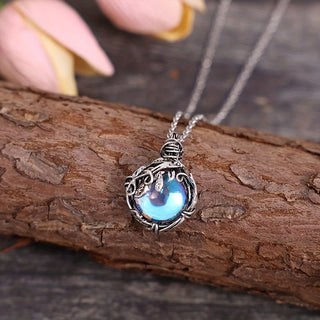 Grace | Vintage Moonstone Pendant Necklace