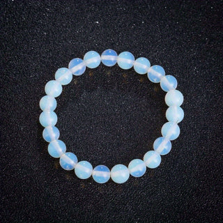 Willow | 8mm Opal Moonstone Bracelet Elastic Rope Hand String