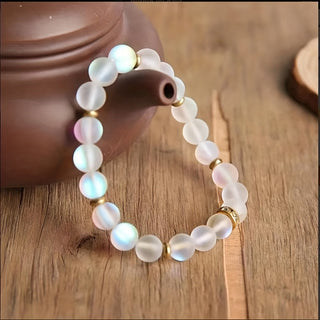 Chloe | Men's 8mm Moonstone Beaded Bracelet