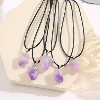 Delilah | 5 Piece Amethyst Necklaces Set