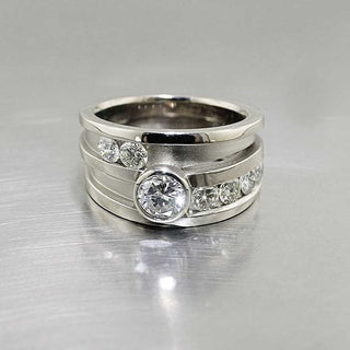 Vintage Glass Layered Ring