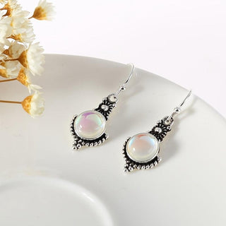 Camila | Vintage Moonstone Drop Earrings Wedding Party Jewelry