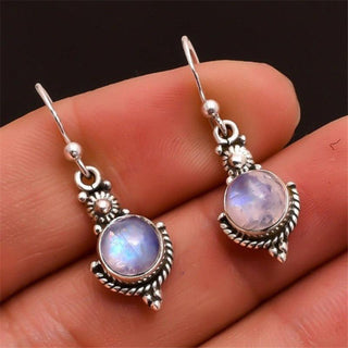 Camila | Vintage Moonstone Drop Earrings Wedding Party Jewelry