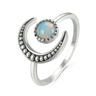 Harper | Colorful Moonstone Adjustable Ring