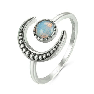 Harper | Colorful Moonstone Adjustable Ring