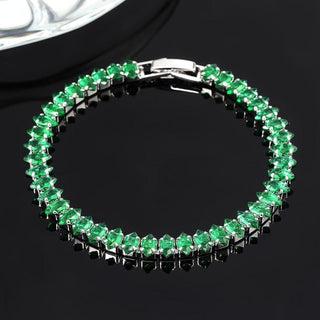 Ailany | Emerald Zirconia Marquise Bracelet