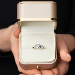 Ellie | Moonstone Ring Sterling Silver