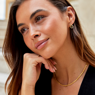 Laila | Lin Teardrop Link Earrings
