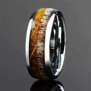 Leilani | Men’s Galaxy Style Purple Abalone Shell Ring