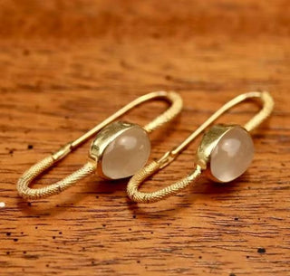Vintage Moonstone Earrings