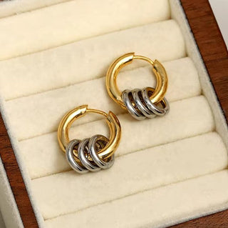 Minimalist Circle Hoop Earrings