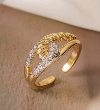 Luxury Shine Adjustable Gold Ring