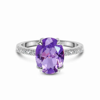 Eloise | Charming 925 Sterling Silver Amethyst Rings
