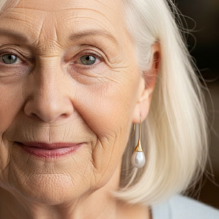 Aubrey | Vintage Water Drop Pearl Earrings