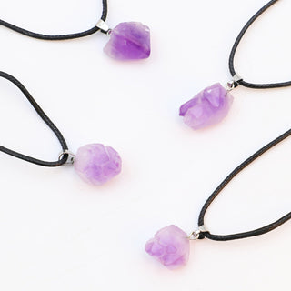 Valentina | Amethyst Natural Stone Pendant