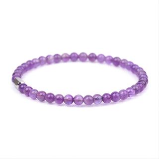 Zoey | Stainless Steel Amethyst Bracelet 5 Sizes