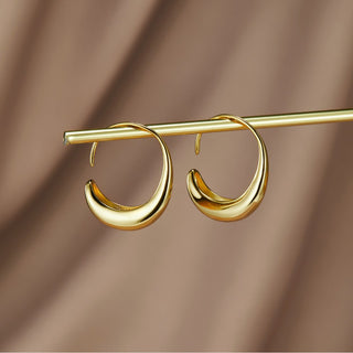 Julianna | Cina - Drop Hoop Earrings