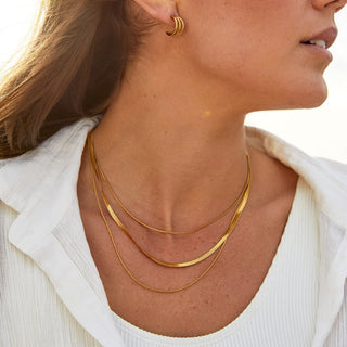 Veronica | Gold Multi-Layered Necklace