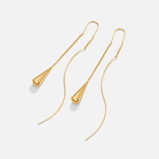 Lauren | Teardrop Tassel Earrings