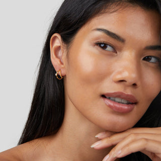 Azalea | Artie Crystal Gold Earrings