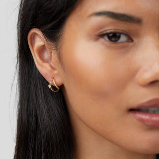 Azalea | Artie Crystal Gold Earrings