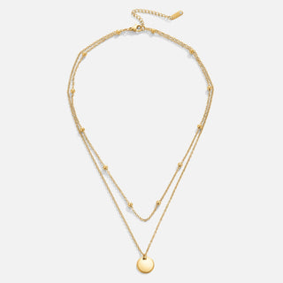 Aylin | Layered Disc Necklace