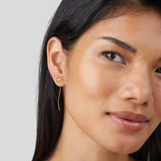 Elodie | Wish Dandelion 18K Gold Earrings