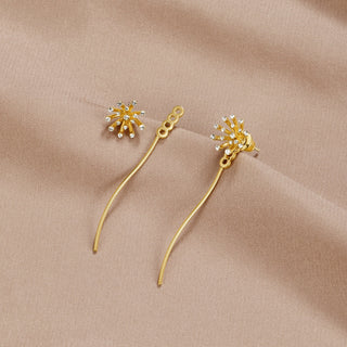 Elodie | Wish Dandelion 18K Gold Earrings