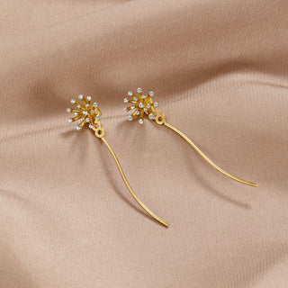 Elodie | Wish Dandelion 18K Gold Earrings
