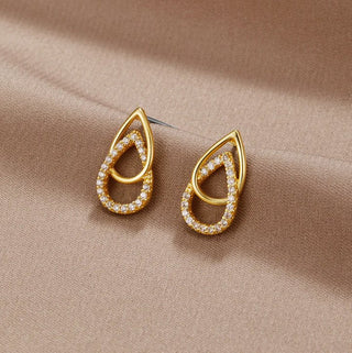 Laila | Lin Teardrop Link Earrings
