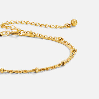 Aitana | Pia Gold Layered Bracelet