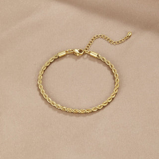 Blake | Twisted Chic Gold Bracelet