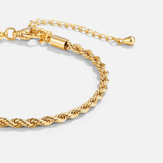 Blake | Twisted Chic Gold Bracelet
