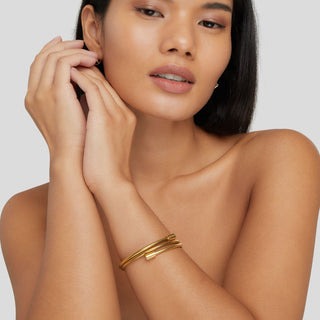 Molly| Twisted Gold Bracelet